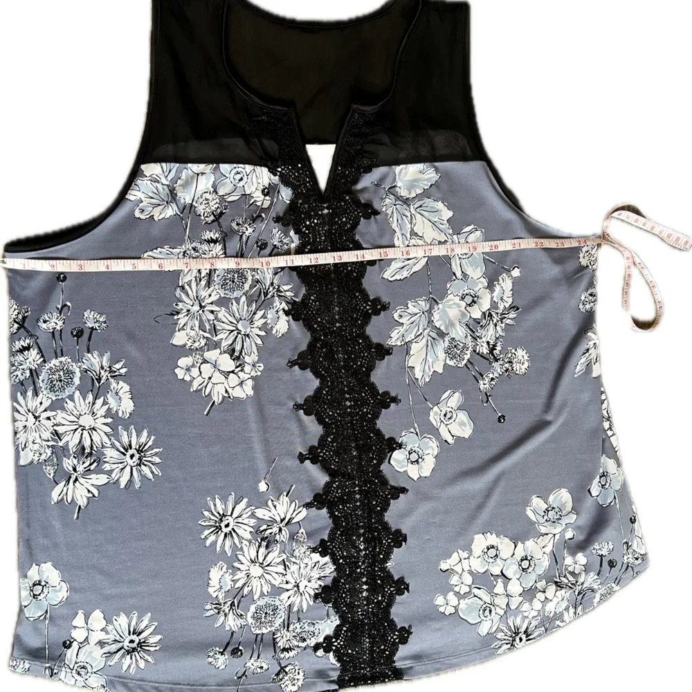 Maurices Blue Black Blouse - Picture 6 of 7